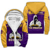 BlueJose Custom Name Yellow Purple Boxing 3D Hoodie