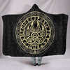Viking Style Hooded Blanket Wolf A7