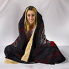 Viking Style Hooded Blanket - Viking Bear Claws Blood Tattoo A27