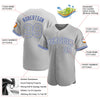 BlueJose Custom Gray Gray Royal Authentic Baseball Jersey