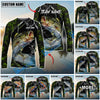 Bluejose Fishing Green Thunder Strike Custom Name & Team Name 3D Shirts (12 Breeds)