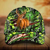 BlueJose Premium Cross And Deer Multicolor 3D Personalized Cap