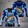 Bluejose Bass Fishing Blue Galaxy Custom Long Sleeve Performance Fishing Long Sleeves