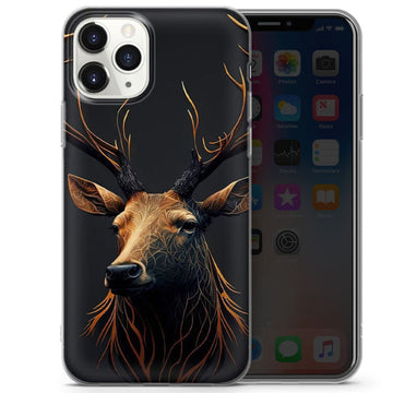 BlueJose Deer Art 3 Personalized Name Phone Case