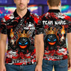 BlueJose Bowling And Pins King Flame Ball Customized Name, Team Name 3D Shirt (4 Colors)