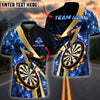 BlueJose Darts Smoke Flame Personalized Name, Team Name 3D Shirt (6 Colors)