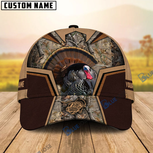 BlueJose Turkey Hunting Premium Personalized Name Cap