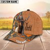 BlueJose Elk Hunting Season Pattern Personalized Name Cap