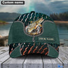 BlueJose Green Fresh Water Personalized Fishing Classic Cap