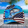 BlueJose Tuna Zip Up Personalized Fishing Classic Cap