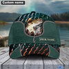 BlueJose Green Fresh Water Personalized Fishing Classic Cap