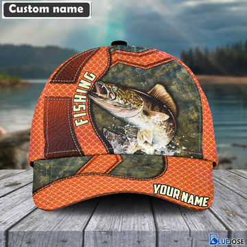BlueJose Walleye Personalized Fishing Classic Cap