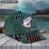 BlueJose Green Fresh Water Personalized Fishing Classic Cap