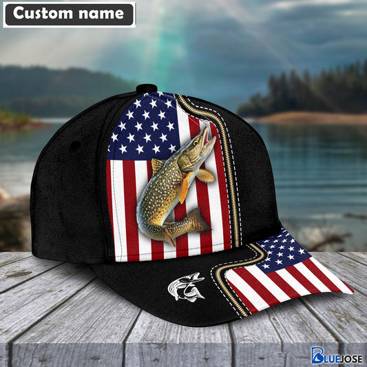 BlueJose Pike Personalized Fishing Classic Cap