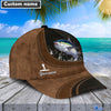 BlueJose Custom Name Tuna Fishing Happiness Cap