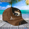 BlueJose Custom Name Walleye Fishing Happiness Cap