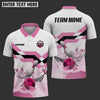 BlueJoses Bowling Pink Customized Name, Team Name 3D Shirt