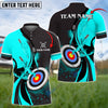 BlueJose Archery Water Flow Customized Name 3D Shirt (5 Colors)