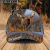 BlueJose Moose Hunting Forest Pattern Personalized Name Cap