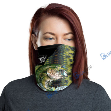 BlueJose Bass Fishing Neck Gaiter