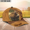 BlueJose Boar Hunting Brown Personalized Cap