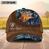 BlueJose Cross America Hunting Deer Leather Pattern Multicolor Personalized Cap