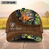 BlueJose Cross America Hunting Deer Leather Pattern Multicolor Personalized Cap