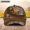 BlueJose Cross America Hunting Deer Leather Pattern Multicolor Personalized Cap