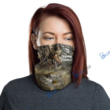 BlueJose Crappie Fishing Nature Neck Gaiter