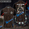 BlueJose Darts Skull Snake Skin Pattern Personalized Name, Team Name 3D Shirt (6 Colors)