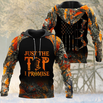 BlueJose BowHunting Just The Tip I Promise Orange Camouflage Hunting Apparels