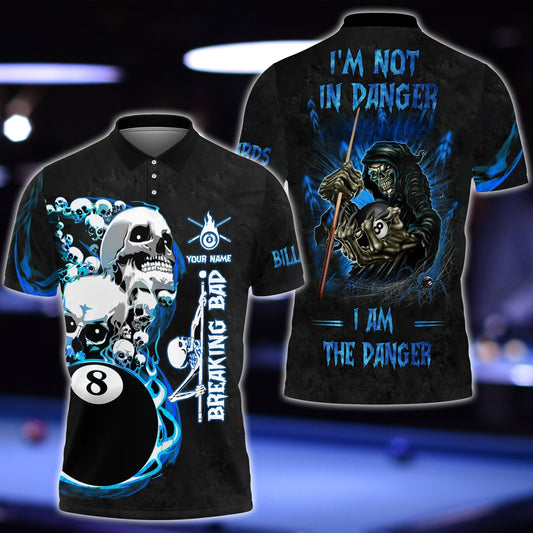 BlueJose Billiards I Am The Danger Personalized Unisex Shirt