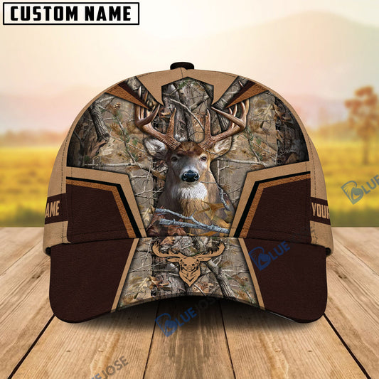 BlueJose Deer Hunting Premium Personalized Name Cap