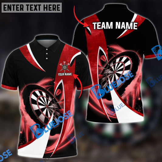 BlueJose Darts Wind Blade Personalized Name, Team Name Shirt (4 Colors)