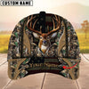 BlueJose Deer Hunting The Best Of Flag Multicolor Option Personalized Name 3D Cap