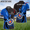 BlueJose Archery Water Flow Customized Name 3D Shirt (5 Colors)