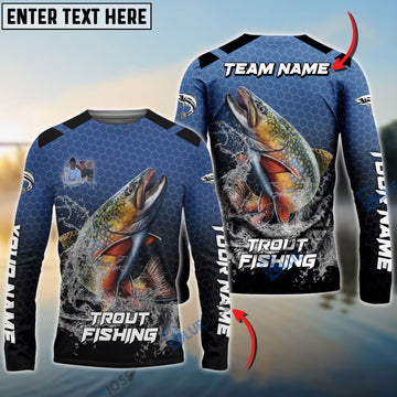 Bluejose Trout Fishing Custom Shirts For Sylvain