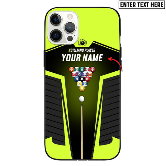 BlueJose Billiards Personalized Name Phone Case