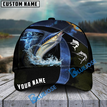 Bluejose Marlin Fishing Skinfish Texure Pattern Personalized Cap