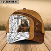 BlueJose Cross America Hunting Bear Leather Pattern Multicolor Personalized Cap (5 Colors)