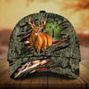 BlueJose Premium Cross And Deer 3D Personalized Multicolor Cap