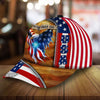 BlueJose Premium Usa Eagle, One Nation Under God Patriot 3D Hat Personalized