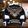 BlueJose Premium Unique United States Of America Eagle Patriotic Cap Multicolor Personalized