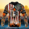 BlueJose Personalized Premium Deer Hunting 3D Hoodie (3 Colors)