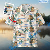 BlueJose Personalized Upload Photo Hawaiian Shirt