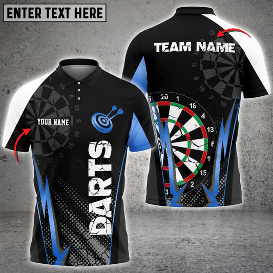 BlueJose Darts Crack Personalized Name, Team Name 3D Shirt (4 Colors)