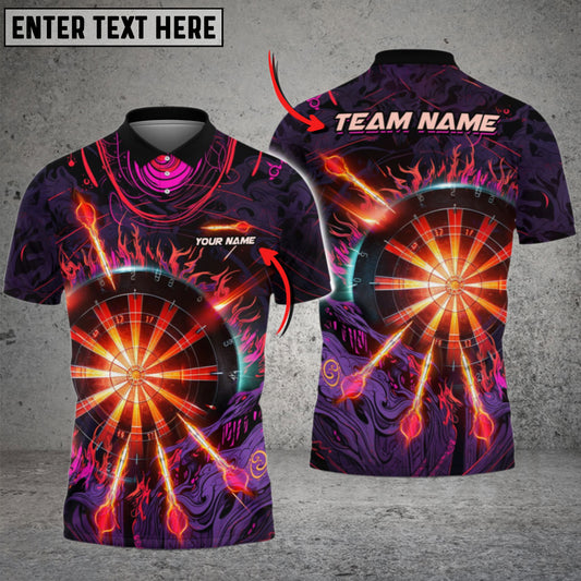 BlueJose Darts Sparks Of Color Personalized Name, Team Name Unisex Shirt ( 4 Colors )