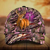 BlueJose Premium Cross And Deer Multicolor 3D Personalized Cap