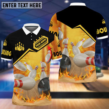 BlueJoses Custom Bowling Personalized Name 3D Shirt