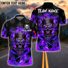 BlueJose Darts Skull Flame King Customized Name, Team Name 3D Shirt (4 Colors)